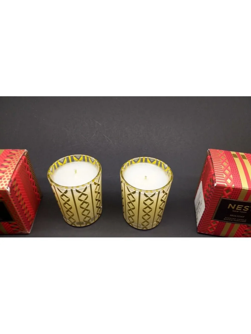 Lot of 2 Nest New York Holiday Scented Candle 2 oz   **READ**